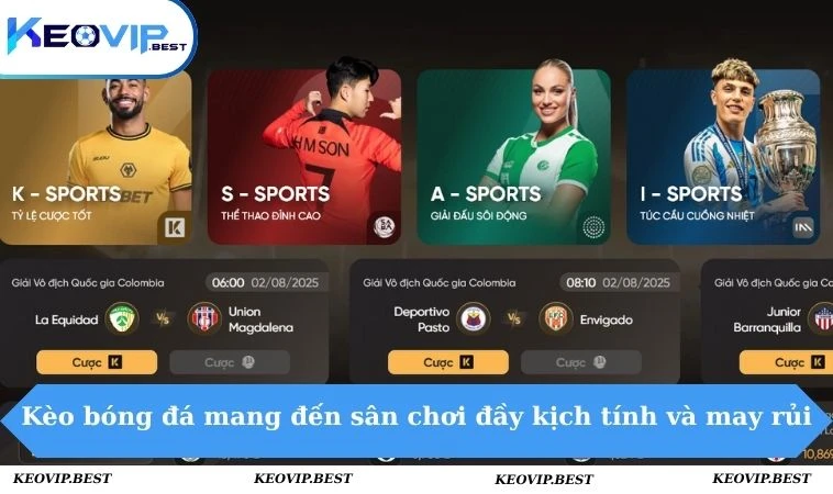 Trang chủ 1 Kèo bóng đá mang đến sân chơi đầy kịch tính và may rủi