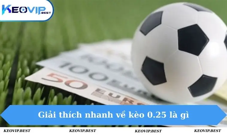 Kèo 0.25 - Thông Tin Từ Lý Thuyết Đến Kinh Nghiệm Thực Chiến 1 Giải thích nhanh về kèo 0.25 là gì