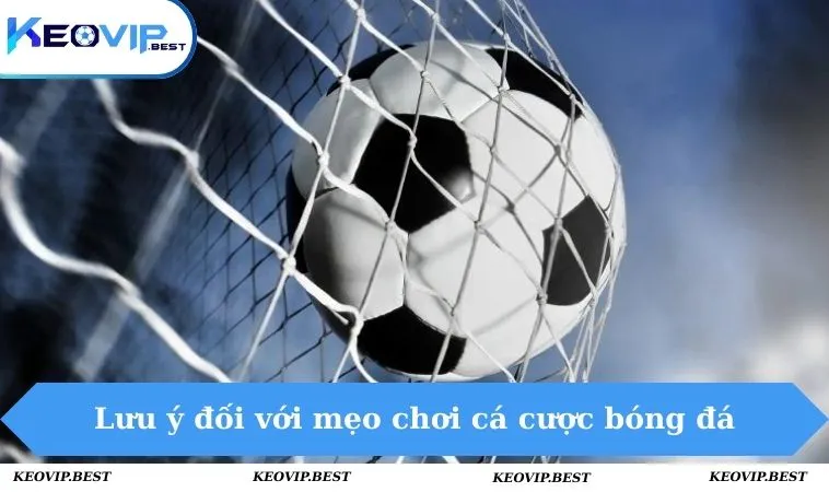 Lưu ý đối với mẹo chơi cá cược bóng đá