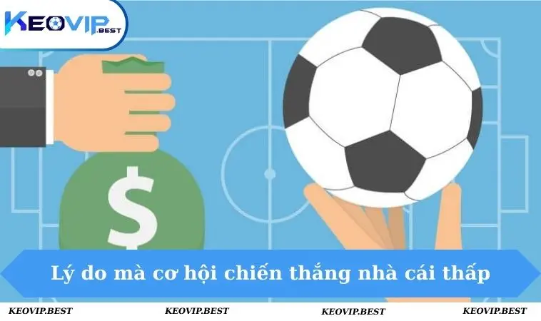 Lý do mà cơ hội chiến thắng nhà cái thấp